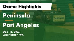 Peninsula  vs Port Angeles  Game Highlights - Dec. 16, 2023