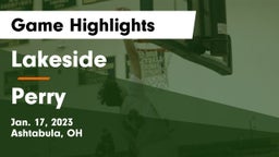 Lakeside  vs Perry  Game Highlights - Jan. 17, 2023