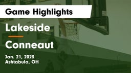 Lakeside  vs Conneaut  Game Highlights - Jan. 21, 2023