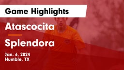 Atascocita  vs Splendora  Game Highlights - Jan. 6, 2024