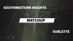 Matchup: Southwestern vs. Sublette  2016