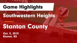 Southwestern Heights  vs Stanton County  Game Highlights - Oct. 5, 2019