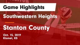 Southwestern Heights  vs Stanton County  Game Highlights - Oct. 15, 2019