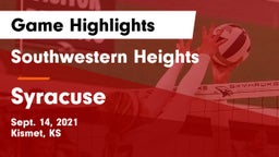 Southwestern Heights  vs Syracuse  Game Highlights - Sept. 14, 2021