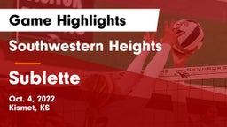 Southwestern Heights  vs Sublette  Game Highlights - Oct. 4, 2022
