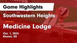 Southwestern Heights  vs Medicine Lodge  Game Highlights - Oct. 1, 2022