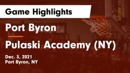 Port Byron  vs Pulaski Academy (NY) Game Highlights - Dec. 3, 2021