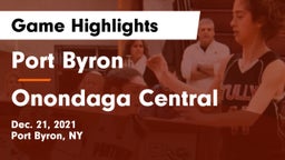 Port Byron  vs Onondaga Central  Game Highlights - Dec. 21, 2021