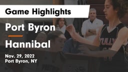 Port Byron  vs Hannibal  Game Highlights - Nov. 29, 2022