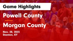 Powell County  vs Morgan County  Game Highlights - Nov. 28, 2023