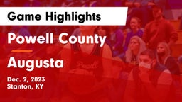 Powell County  vs Augusta  Game Highlights - Dec. 2, 2023