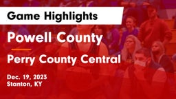 Powell County  vs Perry County Central  Game Highlights - Dec. 19, 2023