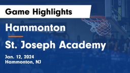 Hammonton  vs  St. Joseph Academy Game Highlights - Jan. 12, 2024