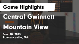 Central Gwinnett  vs Mountain View  Game Highlights - Jan. 20, 2023