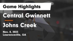 Central Gwinnett  vs Johns Creek  Game Highlights - Nov. 8, 2023