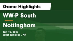 WW-P  South vs Nottingham Game Highlights - Jan 10, 2017