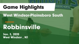 West Windsor-Plainsboro South  vs Robbinsville  Game Highlights - Jan. 3, 2020