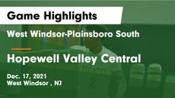 West Windsor-Plainsboro South  vs Hopewell Valley Central  Game Highlights - Dec. 17, 2021
