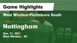 West Windsor-Plainsboro South  vs Nottingham  Game Highlights - Dec. 21, 2021
