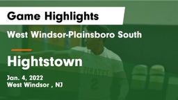 West Windsor-Plainsboro South  vs Hightstown  Game Highlights - Jan. 4, 2022