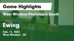 West Windsor-Plainsboro South  vs Ewing  Game Highlights - Feb. 11, 2023