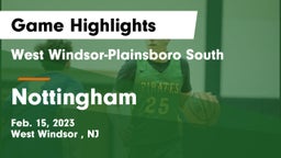 West Windsor-Plainsboro South  vs Nottingham  Game Highlights - Feb. 15, 2023