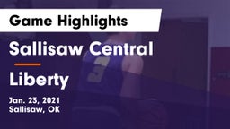 Sallisaw Central  vs Liberty  Game Highlights - Jan. 23, 2021