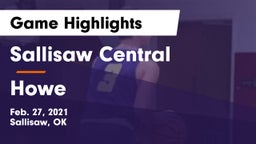 Sallisaw Central  vs Howe  Game Highlights - Feb. 27, 2021