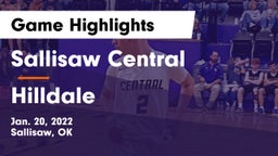 Sallisaw Central  vs Hilldale  Game Highlights - Jan. 20, 2022