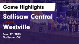Sallisaw Central  vs Westville  Game Highlights - Jan. 27, 2023