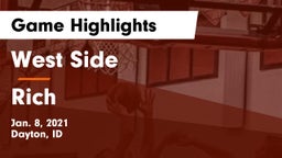 West Side  vs Rich Game Highlights - Jan. 8, 2021
