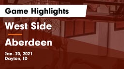 West Side  vs Aberdeen  Game Highlights - Jan. 20, 2021