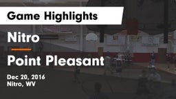 Nitro  vs Point Pleasant  Game Highlights - Dec 20, 2016