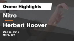 Nitro  vs Herbert Hoover Game Highlights - Dec 23, 2016
