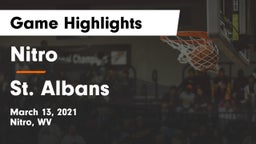 Nitro  vs St. Albans  Game Highlights - March 13, 2021