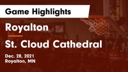 Royalton  vs St. Cloud Cathedral  Game Highlights - Dec. 28, 2021