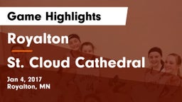 Royalton  vs St. Cloud Cathedral  Game Highlights - Jan 4, 2017