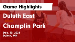 Duluth East  vs Champlin Park  Game Highlights - Dec. 30, 2021