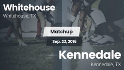Matchup: Whitehouse High vs. Kennedale  2016