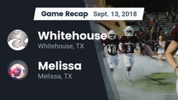 Recap: Whitehouse  vs. Melissa  2018