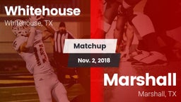 Matchup: Whitehouse High vs. Marshall  2018