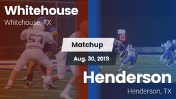 Matchup: Whitehouse High vs. Henderson  2019