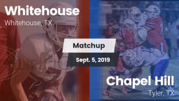 Matchup: Whitehouse High vs. Chapel Hill  2019