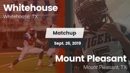 Matchup: Whitehouse High vs. Mount Pleasant  2019