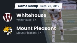 Recap: Whitehouse  vs. Mount Pleasant  2019