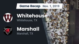 Recap: Whitehouse  vs. Marshall  2019