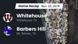 Recap: Whitehouse  vs. Barbers Hill  2019