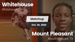 Matchup: Whitehouse High vs. Mount Pleasant  2020