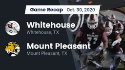 Recap: Whitehouse  vs. Mount Pleasant  2020