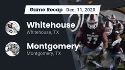Recap: Whitehouse  vs. Montgomery  2020